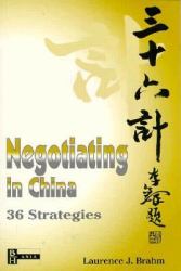 Negotiating in China : 36 Strategies