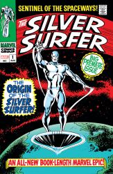 Silver Surfer Omnibus Vol. 1 John Buscema First Issue Cover [new Printing 2]