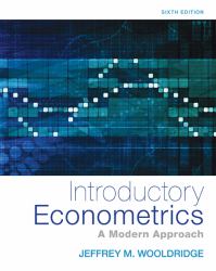 Introductory Econometrics : A Modern Approach