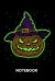 Notebook : Glowing Pumpkin Wizzard