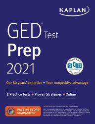 GED Test Prep 2021 : 2 Practice Tests + Proven Strategies + Online