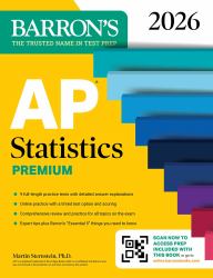 AP Statistics Premium, 2026: Prep Book with 9 Practice Tests + Comprehensive Review + Online Practice