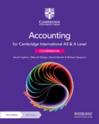 Cambridge International AS & A Level Accounting Coursebook with Digital Access (2 Years)