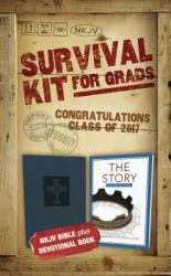 NKJV 2017 Survival Kit for Grads, Boys' Edition, Red Letter Edition [Blue]