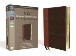 NIV Personal Size Reference Bible Red Letter Edition [Large Print, Brown]