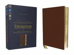 NIV Thompson Chain-Reference Bible, Red Letter, Art Gilded Edges, Comfort Print [Brown]