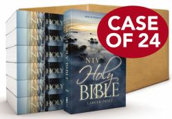 NIV, Holy Bible, Larger Print, Paperback, Case Of 24