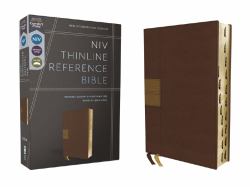 Niv, Thinline Reference Bible, Red Letter, Thumb Indexed, Comfort Print (Brown)