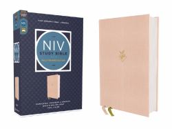 NIV Study Bible, Fully Revised Edition (Study Deeply. Believe Wholeheartedly. ), Cloth over Board, Pink, Red Letter, Comfort Print