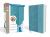 NKJV Teen Study Bible [Duo-Tone Caribbean Blue]