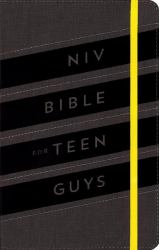 NIV Bible for Teen Guys, Imitation Leather, Charcoal, Elastic Closure : Building Faith, Wisdom and Strength