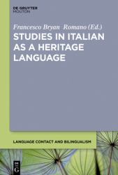 Studies in Italian As a Heritage Language