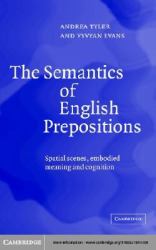 Semantics of English Prepositions