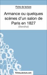 Armance ou quelques scenes d'un salon de Paris en 1827