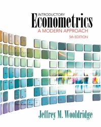 Introductory Econometrics : A Modern Approach