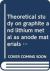 Theoretical Study on Graphite and Lithium Metal As Anode Materials for Next-Generation Rechargeable Batteries