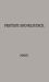 Protest and Prejudice : A Study of Belief in the Black Community