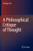 A Philosophical Critique of Thought