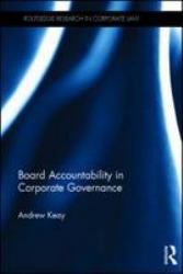 Board Accountability in Corporate Governance