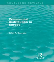 Commercial Distribution in Europe (Routledge Revivals)