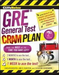 CliffsNotes GRE General Test Cram Plan