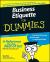 Business Etiquette For Dummies