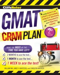 CliffsNotes GMAT Cram Plan