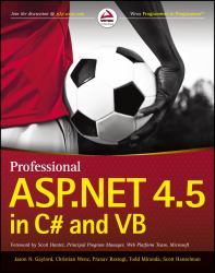 Professional ASP.NET 4. 5 in C# and VB