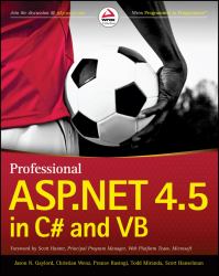 Professional ASP.NET 4.5 in C# and VB