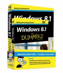 Windows 8. 1 for Dummies Book + DVD Bundle