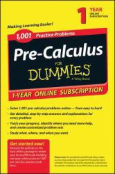 1,001 Pre-Calculus Practice Problems for Dummies Access Code Card (1-Year Subscription)