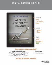 Applied Corporate Finance, Fourth Edition Evaluation Copy