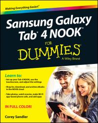 Samsung Galaxy Tab 4 NOOK for Dummies