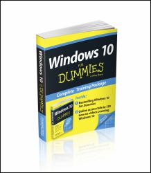 Windows 10 for Dummies Book + Online Videos Bundle