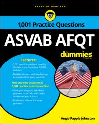 ASVAB Afqt : 1,001 Practice Questions for Dummies