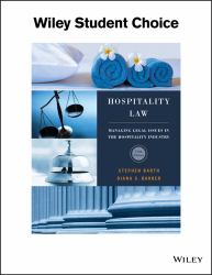 Hospitality Law : Managing Legal Issues in the Hospitality Industry