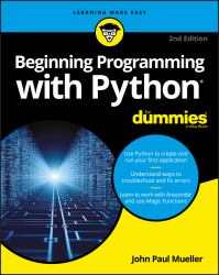 Beginning Programming with Python for Dummies