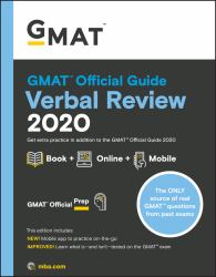 GMAT Official Guide 2020 Verbal Review : Book + Online Question Bank