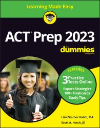 ACT Prep 2023 for Dummies with Online Practice