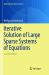 Iterative Solution of Large Sparse Systems of Equations