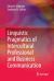 Linguistic Pragmatics of Intercultural Professional and Business Communication