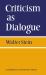 Criticism As Dialogue