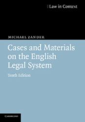 Cases and Materials on the English Legal System