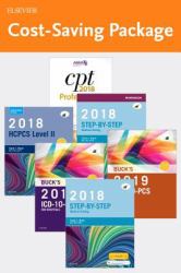 Step-By-Step Medical Coding 2018 Edition - Text, Workbook, 2019 ICD-10-CM for Hospitals Edition, 2019 ICD-10-PCS Edition, 2018 HCPCS Professional Edition and AMA 2018 CPT Professional Edition Package