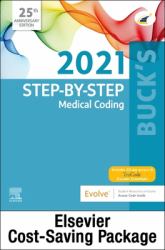 2021 Step by Step Medical Coding Textbook, 2021 Workbook for Step by Step Medical Coding Textbook, Buck's 2021 ICD-10-CM Hospital Edition, Buck's 2021 ICD-10-PCS, 2021 HCPCS Professional Edition, AMA 2021 CPT Professional Edition Package