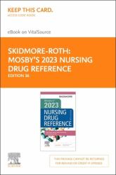 Mosby's 2023 Nursing Drug Reference - Elsevier EBook on VitalSource (Retail Access Card)