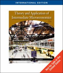 Theory and Application of Intermediate Microeconomics, International Edition (with InfoApps 2-Semester Printed Access Card)