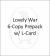 Lovely War 6-Copy Prepack W/ L-Card