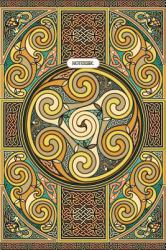 Wheel of Celtia Notebook : Antique Color Theme, 6 X9 Lined Notebook with Celtic Details