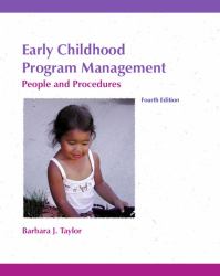 Early Childhood Program Management : People and Procedures